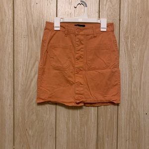 Shinestar button up miniskirt